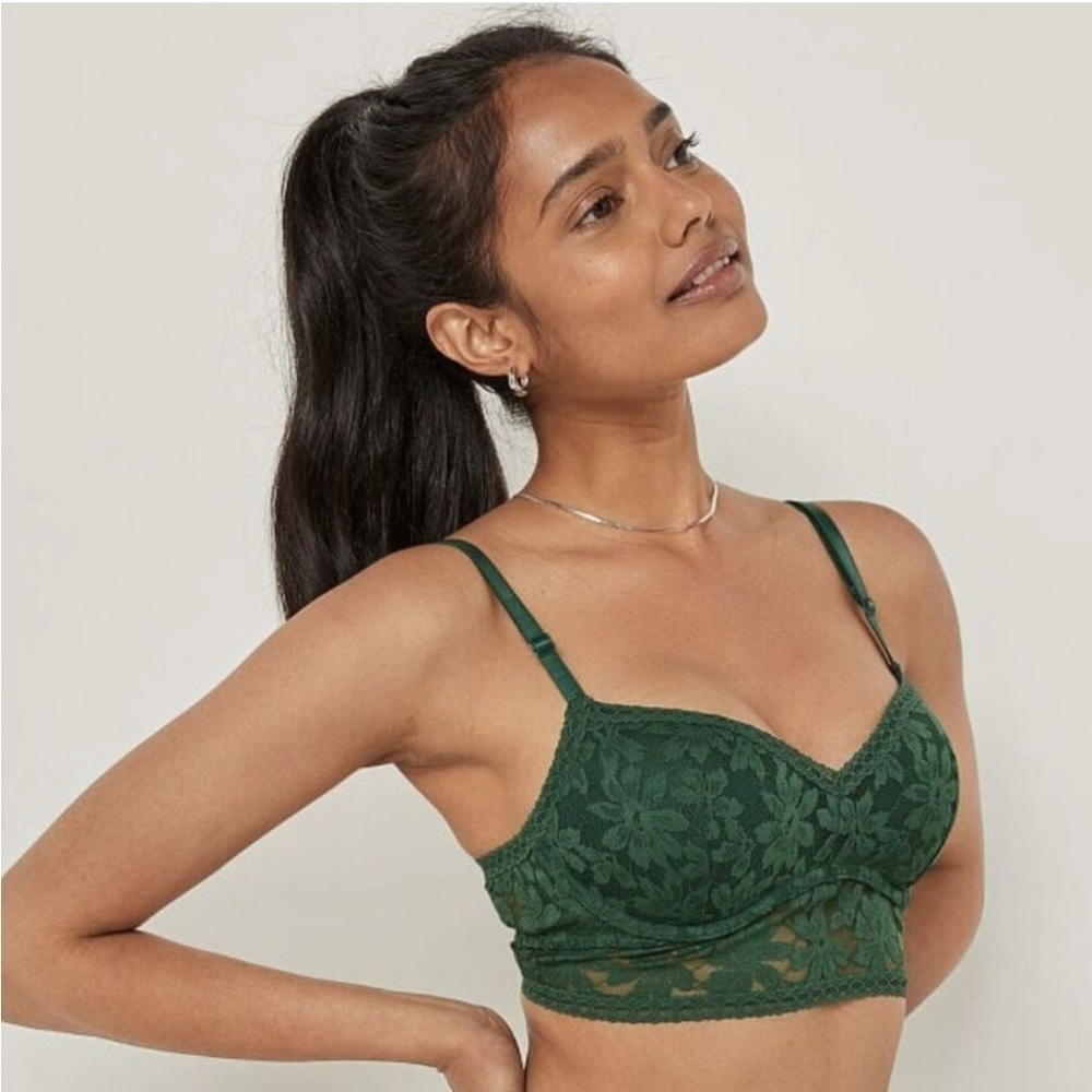Pink Victoria’s Secret lace Bralette Size M